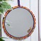 Καθρέπτης στρογγυλός 20εκ. με χάντρες