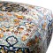 Πουφ blue fresco 60x60 υφαντό βαμβακερό