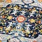 Πουφ blue fresco 60x60 υφαντό βαμβακερό