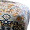 Πουφ blue fresco 60x60 υφαντό βαμβακερό