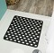 Doby 50x50 black αντιολισθητικό ταπέτο ντουζιέρας Sealskin
