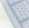 Unilux 35x90 blue αντιολισθητικό ταπέτο μπανιέρας Sealskin