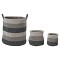 Knitted 15x15 grey καλάθι αποθήκευσης Sealskin