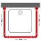 Easy roll mat aluminum βραχίονας μπάνιου γωνιακός Sealskin