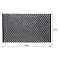 Woodblock 52x90 teak black πατάκι μπάνιου Sealskin