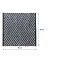 Woodblock 60x60 teak black πατάκι μπάνιου Sealskin
