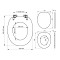 Tiger Hetta Καπάκι Λεκάνης MDF Brown 800589
