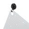 Ribb Αντιολισθητικό Πατάκι 55x55cm White with Black Hook Sealskin
