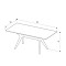 Τραπέζι Luna Megapap χρώμα florida oak 181x90x75εκ.