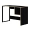 Γραφείο εργασίας Cubo Megapap χρώμα black wood 110x50x75εκ.