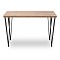 Τραπέζι Roger Megapap Mdf - μεταλλικό χρώμα ακακίας 120x70x75εκ.