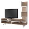Έπιπλο τηλεόρασης Granada Megapap χρώμα λευκό - cordoba 149,5x29,5x120εκ.