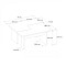 Τραπεζάκι σαλονιού σετ 2τμχ Sevilla Megapap χρώμα sandstone - travertine 75x75x37,4εκ.