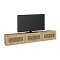 Έπιπλο τηλεόρασης επιτοίχιο Samuel Megapap χρώμα sapphire oak 180x31,4x28,6εκ.