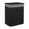 ESTIA ΚΑΛΑΘΙ ΑΠΛΥΤΩΝ BAMBOO ESSENTIALS 60LT ΠΤΥΣΣΟΜΕΝΟ ΟΡΘΟΓΩΝΙΟ ΜΑΥΡΟ ΝΕΑ ΠΛΕΞΗ