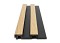 PS PANEL  ΜΕ 3D ΠΗΧΑΚΙΑ F4 RESIDENCE 21/122 mm  NAT.OAK/BLACK NewPlan