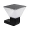 GLOBOSTAR® GRACIOUS 90529 Φωτιστικό Κολωνάκι Κήπου LED 10W 330lm 120° με Ενσωματωμένο Φωτοβολταϊκό Panel 6V 2W & Επαναφορτιζόμενη Μπαταρία Li-ion 3.2V 1800mAh με Αισθητήρα Ημέρας-Νύχτας Αδιάβροχο IP65 Θερμό Λευκό 2700K - Ψυχρό Λευκό 6000K - Γκρι Ανθρακί -