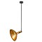 GLOBOSTAR® KATIE 00538 Μοντέρνο Φωτιστικό Οροφής με Ντουί 1 x E27 AC 220-240V IP20 - Μαύρο & Χρυσό - Μ30 x Π30 x Υ120cm