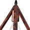GLOBOSTAR® TRIANGLE 00613 Μοντέρνο Κρεμαστό Φωτιστικό Οροφής με Ντουί 2 x E27 AC 220-240V IP20 - Χάλκινο - Μ60 x Π22 x Y130cm