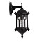 GLOBOSTAR® DARCY 00657 Vintage Φωτιστικό Τοίχου - Απλίκα με Ντουί 1 x E27 AC 220-240V IP20 - Μαύρο - Μ15.5 x Π15.5 x Υ34.5cm