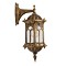 GLOBOSTAR® DARCY 00658 Vintage Φωτιστικό Τοίχου - Απλίκα με Ντουί 1 x E27 AC 220-240V IP20 - Μπρούτζινο Εφέ Σκουριάς - Μ15.5 x Π15.5 x Υ34.5cm