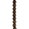 GLOBOSTAR® BEADS 00694 Vintage Κρεμαστό Φωτιστικό Οροφής με Ντουί 1 x E27 AC 220-240V IP20 - Καφέ - Μ4 x Π4 x Υ47cm