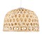 GLOBOSTAR® MANGEA 00716 Boho Κρεμαστό Φωτιστικό Οροφής με Ντουί 1 x E27 AC 220-240V IP20 - Μπεζ - Μ50 x Π50 x Υ34cm