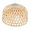 GLOBOSTAR® MANGEA 00716 Boho Κρεμαστό Φωτιστικό Οροφής με Ντουί 1 x E27 AC 220-240V IP20 - Μπεζ - Μ50 x Π50 x Υ34cm