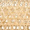 GLOBOSTAR® MANGEA 00717 Boho Κρεμαστό Φωτιστικό Οροφής με Ντουί 1 x E27 AC 220-240V IP20 - Μπεζ - Μ100 x Π100 x Υ59cm