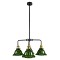 GLOBOSTAR® LIBRARY 00769 Vintage Φωτιστικό Οροφής με Ντουί 4 x E27 AC 220-240V IP20 - Πολύχρωμο - Μ57 x Π57 x Υ90cm