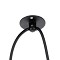 GLOBOSTAR® CELEST 00789 Μοντέρνο Κρεμαστό Φωτιστικό Οροφής με Ντουί 1 x G9 AC 220-240V IP20 - Μαύρο & Λευκό - Μ20 x Π20 x Υ26.5cm
