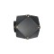 GloboStar® WELLES 00795 Μοντέρνο Επιτοίχιο Φωτιστικό Απλίκα Δίφωτο 2 x E14 IP20 Μαύρο & Χρυσό Μέταλλο - Μ52 x Π21 x Υ17cm