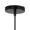 GLOBOSTAR® CUBE 00801 Μοντέρνο Κρεμαστό Φωτιστικό Οροφής με Ντουί 1 x E27 AC 220-240V IP20 - Μαύρο - Μ25 x Π25 x Υ25cm