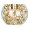 GLOBOSTAR® LAMP 00807 Μοντέρνο Κρεμαστό Φωτιστικό Οροφής με Ντουί 1 x E27 AC 220-240V IP20 - Πολύχρωμο - Μ15 x Π15 x Υ27cm