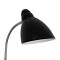 GLOBOSTAR® VERSA 00830 Μοντέρνο Επιδαπέδιο Φωτιστικό με Ντουί 1 x E27 AC 220-240V IP20 - Μαύρο & Χρώμιο - Μ14.5 x Π14.5 x Υ155cm