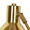 GloboStar® ZETO 00836 Μοντέρνο Επιτραπέζιο Φωτιστικό Πορτατίφ Μονόφωτο 1 x E27 IP20 Χρυσό Μέταλλο - Μ- x Π- x Υ72cm
