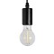 GloboStar® KELA 00880 Μοντέρνο Επιτοίχιο Φωτιστικό Απλίκα Μονόφωτο 1 x E27 IP20 Μαύρο Μέταλλο με Μπεζ Ξύλο - Μ8 x Π15 x Υ30cm