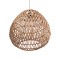 GLOBOSTAR® JJENSON 00911 Boho Κρεμαστό Φωτιστικό Οροφής με Ντουί 1 x E27 AC 220-240V IP20 - Μπεζ - Μ36 x Π36 x Υ30cm