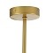 GLOBOSTAR® DRIZZLE 00921 Μοντέρνο Φωτιστικό Οροφής με Ντουί 1 x E27 AC 220-240V IP20 - Λευκό & Χρυσό - Μ15 x Π15 x Υ100cm