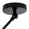 GLOBOSTAR® LOTUS 00938 Μοντέρνο Φωτιστικό Οροφής με Ντουί 1 x E27 AC 220-240V IP20 - Κόκκινο & Μαύρο - Μ30 x Π30 x Υ21cm