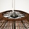 GLOBOSTAR® MALIBU 00967 Boho Κρεμαστό Φωτιστικό Οροφής με Ντουί 1 x E27 AC 220-240V IP20 - Καφέ - Μ100 x Π100 x Y86cm
