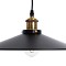 GLOBOSTAR® CARAVEL 01042 Vintage Κρεμαστό Φωτιστικό Οροφής με Ντουί 1 x E27 AC 220-240V IP20 - Μαύρο & Χρυσό - Μ36 x Π36 x Υ10cm