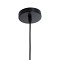 GLOBOSTAR® CARAVEL 01042 Vintage Κρεμαστό Φωτιστικό Οροφής με Ντουί 1 x E27 AC 220-240V IP20 - Μαύρο & Χρυσό - Μ36 x Π36 x Υ10cm