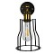 GloboStar® CATEL 01054 Vintage Επιτοίχιο Φωτιστικό Απλίκα Μονόφωτο 1 x E27 IP20 Μαύρο & Χρυσό Μέταλλο - Μ15 x Π26 x Υ31cm