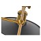 GLOBOSTAR® MINIMALL 01069 Vintage Φωτιστικό Τοίχου - Απλίκα με Ντουί 2 x E27 AC 220-240V IP20 - Μαύρο & Χρυσό - Μ30 x Π60 x Υ18cm