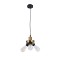 GLOBOSTAR® COPPER 01076 Vintage Κρεμαστό Φωτιστικό Οροφής με Ντουί 3 x E27 AC 220-240V IP20 - Χρυσό & Μαύρο - Μ14 x Π14 x Υ13cm