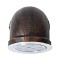 GloboStar® ANTHY 01104 Φωτιστικό Τοίχου - Απλίκα LED Χάλκινο AC 220-240V IP44 - Μ15.2 x Π13.4 x Υ15.2cm - 2 Xρόνια Εγγύηση