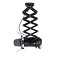 GLOBOSTAR® BROADWAY 01140 Vintage Φωτιστικό Οροφής με Ντουί 1 x E27 AC 220-240V IP20 - Μαύρο - Μ28 x Π25 x Υ100cm