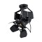 GLOBOSTAR® BROADWAY 01140 Vintage Φωτιστικό Οροφής με Ντουί 1 x E27 AC 220-240V IP20 - Μαύρο - Μ28 x Π25 x Υ100cm