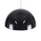 GLOBOSTAR® SERENIA 01151 Μοντέρνο Κρεμαστό Φωτιστικό Οροφής με Ντουί 1 x E27 AC 220-240V IP20 - Μαύρο & Λευκό - Μ40 x Π40 x Υ20cm